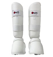 MACS Karate Shin In Step White Sizes (XS, S, M, L, XL) (L)