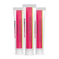 Triple Antibiotic Ointment Maximum Strength Skin Care by Sion Medical. Value Pack of Antibacterial in 3 Individual Tubes. Treats Cuts, Scrapes, Burns - 1 oz Size Pack of 3 - First Aid to Go!