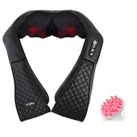 Zyllion Back and Neck Massager & Scalp Massager (Pink)