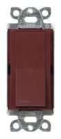 Lutron Claro On/Off Switch, 15 Amp, 3-Way, SC-3PS-MR, Merlot