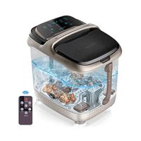 Foot Massagers Foot Bath Footbath Fully Automatic Electric Massage Heating Foot Bath Barrel Home Thermostatic Foot Bath Suitable for Middle-Aged and Elderly People Massage Tools
