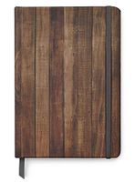 Wood Themed Designs UV Printed on PU Leather A5 Bullet Dotted Journal Notebook