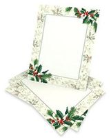 Painterly Holly Stationery Paper- 80 Count
