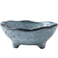 Home big wrist Bowls Dishware Japanese Sauce Bowl Kimchi Household Rice Bowl Ceramic Cutlery Plate for kitchen restaurant gifts Decorative hotel retro soup bowl (Size : 11cm/4.3in)
