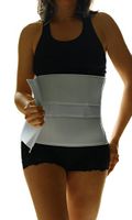 Alpha Medical Abdominal Binder Support Wrap/Surgical Binder/Hernia Support/Abdominal Hernia Reduction Device L0625 (6" High ; 38"-50" Around Waist)