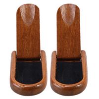 Garneck 2pcs Wooden Tobacco Pipe Stand Foldable Cigarette Tobacco Pipe Display Rack Bracket Storage Organizer