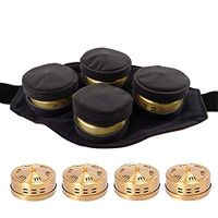 Copper Box- Portable Moxibustion Bag, high-Density Cloth Thermal-Insulation moxibustion Four-Box,Used to Relieve Shoulder Pain