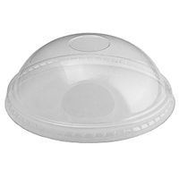 12 oz Plastic Dome Lids - Clear Durable Dome Lids - Frozen Dessert Supplies - Fast Shipping - Cups Sold Seperately! 50 Count