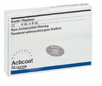 Smith And Nephew Acticoat W/Nanocrystalline Silver Burn Dressing 4"X4" - Model 20101