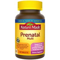 Nature Made Prenatal Tablets with Folic Acid, Iron, Iodine & Zinc, 90 Count to Support Baby’s Development† (Pack of 3)