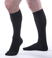 Allegro Unisex 15-20 mmHg Essential 107 Cotton Support Sock (Black) Medium