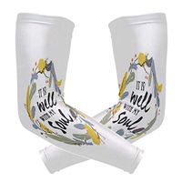 ZZKKO It's Well with My Soul Cooling Arm Sleeves Cover Uv Sun Protection for Men Women Running Golf Cycling Arm Warmer Sleeves 1 Pair