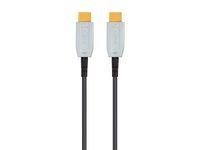 Monoprice HDR High Speed Cable - 75 feet - Black | for HDMI-Enabled Devices - 4K @ 60Hz, HDR, 18Gbps, Fiber Optic, AOC, YUV 4:4:4 - SlimRun AV Series