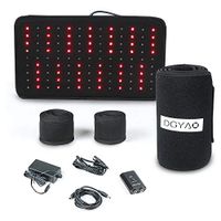 Red Light Near Infrared Therapy Led Benefits Back Pain Reliever Home Use Wearable Wrap Deep Penetrating Heals Lighting Relief for Arthritis Feet Joints Muscle Knee Elbow Inflammation Nerve Damage