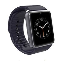 Mgaolo GT08 Smart Watch Smartwatch Bluetooth Sweatproof Touchscreen Phone with Camera TF/SIM Card Slot for Android and iPhone Smartphones for Kids Girls Boys Men Women(Black)
