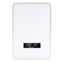 Boquite Water Heater, Instant Water Heater, 8500W Tankless Instant Electric Hot Water Heater for Home Bathroom Shower (White)