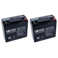 Universal Power Group 12V 22AH Sealed Lead Acid (SLA) Battery for Wheelchair Medical Mobility - 2 Pack