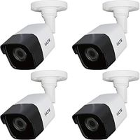 LTS CMHR6422WE-28 White 2MP 2.8mm Starlight Fixed Lens Bullet HD-TVI CCTV Camera (4 Pack)