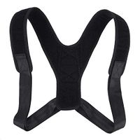 Keenso Shoulder Posture Corrector, Posture Corrector Shoulder Support Women Men Nylon Shoulder Support Brace with Hook & Loop