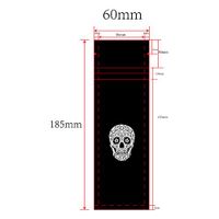 Smell Proof Bags - Matte Black Mylar Bags Stand Up Bags by Space Seal - Odorless Smell Proof Bag Resealable Baggies (3.9''x6'')