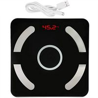 Pasamer BT Body Fat Scale USB Digital Bathroom Weight Scale with Smartphone App BMI Scale(02)