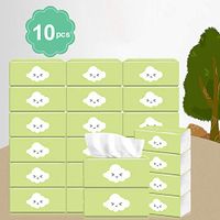 Portable Paper Towels tissues for home travel storage bags Small size paper towers Puree tissues (10 Packs)