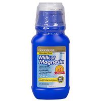 GoodSense Milk of Magnesia Original, Saline Liquid Laxative for Constipation Relief, 12 oz