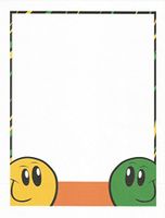 Smiley Kids Stationery Printer Paper 26 Sheets