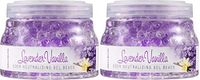 SMELLS BEGONE Odor Eliminator Gel Beads - Air Freshener with Essential Oils - Eliminates Odors in Pet Areas, Bathrooms, Boats, RVs and Cars - Non-Toxic - 12 Ounce (Lavender Vanilla Scent - 2 Pack)