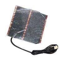 5V Electric Heating Sheet,Winter Portable USB Far Infrared Carbon Fiber Electric Hand/Foot Warmers Pad for Mouse Pads, 15 × 16.5 cm