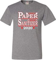 Go All Out XXXX-Large Oxford Adult Toilet Paper Hand Sanitizer 2020 Presidential Ticket T-Shirt