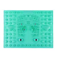 Foot Massage Mat Magnetic Acupressure Reflexology Massager Pad (Green)