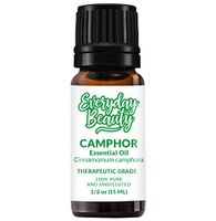 Everyday Beauty Camphor Essential Oil | 100% Pure & Undiluted All Natural | Perfect for Aromatherapy - 1/2oz