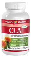 Cla pills for men - CLA 1250mg - promote overall health (1 bottle)