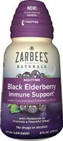 Zarbee's Naturals Nighttime Black Elderberry Immune Support Highly Concentrated Syrup with Melatonin, 8 oz Bottle