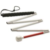 Ambutech Alum. 6-Section Folding Cane-Marsh.-64-in