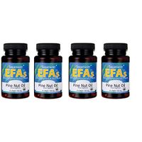 Swanson Pine Nut Oil 500 Milligrams 60 Sgels 4 Pack