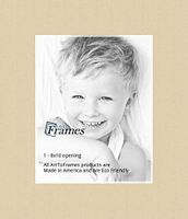 20x20 Seaside / Seaside Custom Mat for Picture Frame with 16x16 opening size (Mat Only, Frame NOT Included)