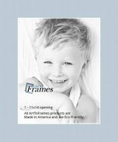 11x14 Fountain Blue / Baby Blue Custom Mat for Picture Frame with 7x10 opening size (Mat Only, Frame NOT Included)