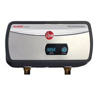 Rheem RTEX-06 6kW Electric Tankless Water Heater 240V 1Gpm Bot 1/2 Npt Con.