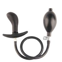 Y-QUARTER Silicone Amal Plus Inflatable Dillos Stretcher Pump Expandable Massager Six Toy for Women Men
