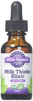 Oregon's Wild Harvest Milk Thistle Elixir Low Alcohol Organic Herbal Supplement, 1 Fluid Ounce