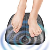 ZQG BEAUTY EMS Foot Massage Mat, USB Rechargeable TENS for Promoting Blood Circulation Fully Automatic Foot Massage