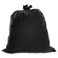 Heavy-Duty Trash Bags, 1.5 Mil, 31-33 Gallon, 100/BX, Black, Sold as 1 Box