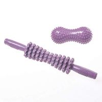 anne210 Muscle Roller Stick and Spiky Massage Peanut Balls Set for Athletes- Body Massage Sticks Tools Muscle Roller Massager for Relief Muscle Soreness,Help Myofascial Release and Plantar Fasciitis