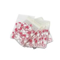 BinaryABC Valentine's Day Cellophane Bags Heart Candy Bags Biscuit Bags,Valentines Day Wedding Party Supplies,100Pcs