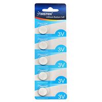 INSTEN 5pcs-Pack High Capacity CR1632 3V Lithium Coin Cell Battery Compatible with Versatile Tile New Mate (2018 Version) Key Wallet GPS Finder