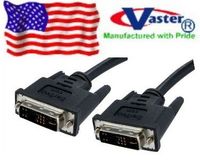 6 Ft DVI Monitor Cable, Monitor DVI Cable, DVI to DVI Video Cable, Computer DVI Cable,