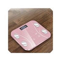 Bathroom Scales Led Screen Body Grease Electronic Weight Scale Body Composition Analysis Health Scale Smart Home,Chinese Show Pink