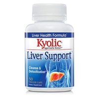 Kyolic Aged Garlic Extract Liver Support Cleanse & Detoxification, 50 Veggie Caps